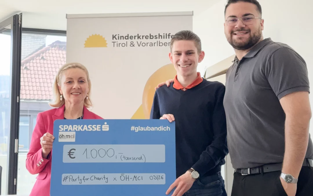 MCI-Studierende sammelten Spenden bei der „Welcome Back Party“