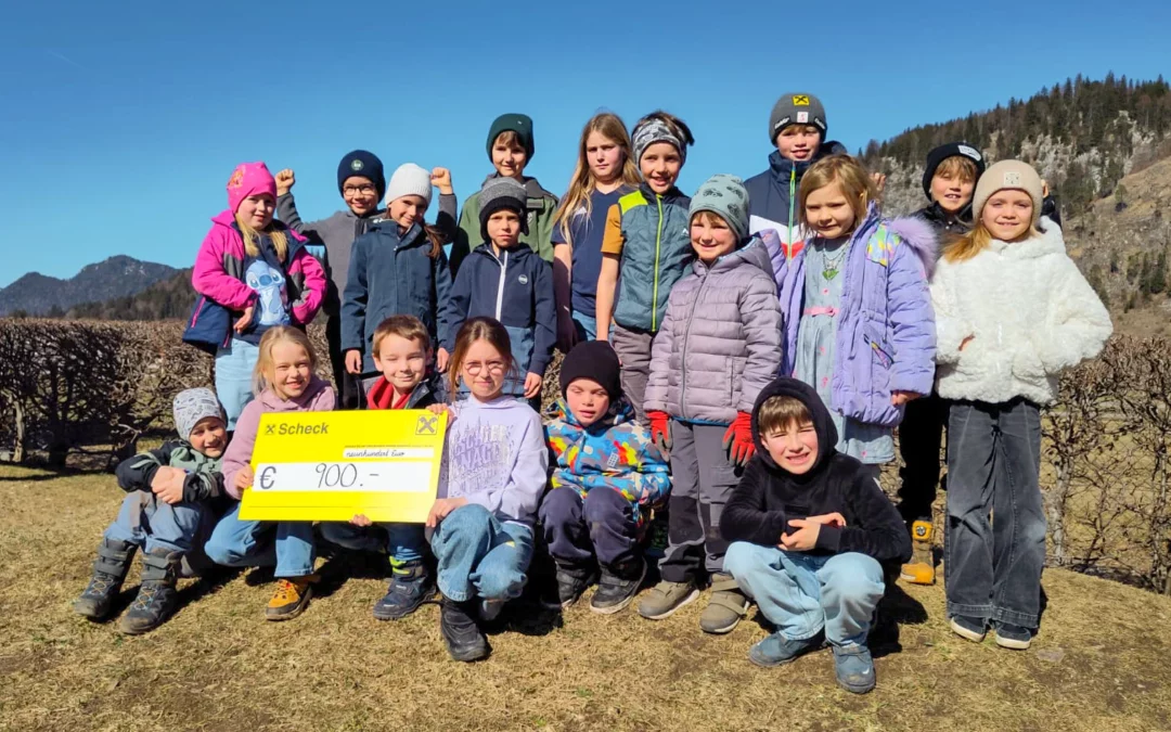 Schwemmholzkunst der VS Pinswang für einen guten Zweck