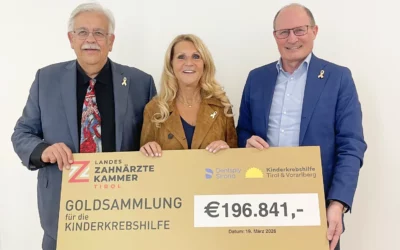 Scheckübergabe Zahnärztekammer Goldsammlung 2026