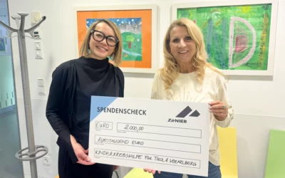 Scheckübergabe Zanier 2026